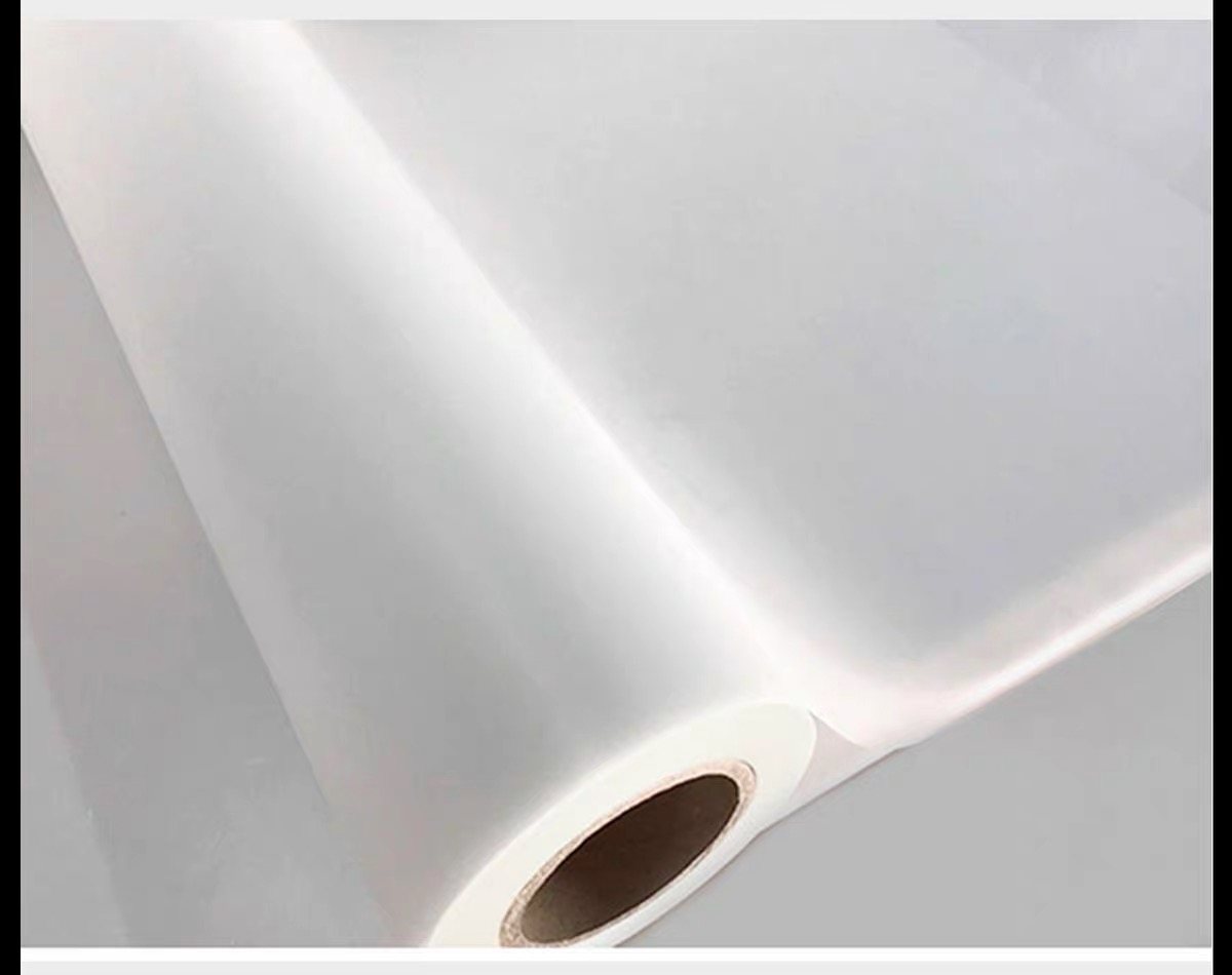 Close-up of DTF film surface
