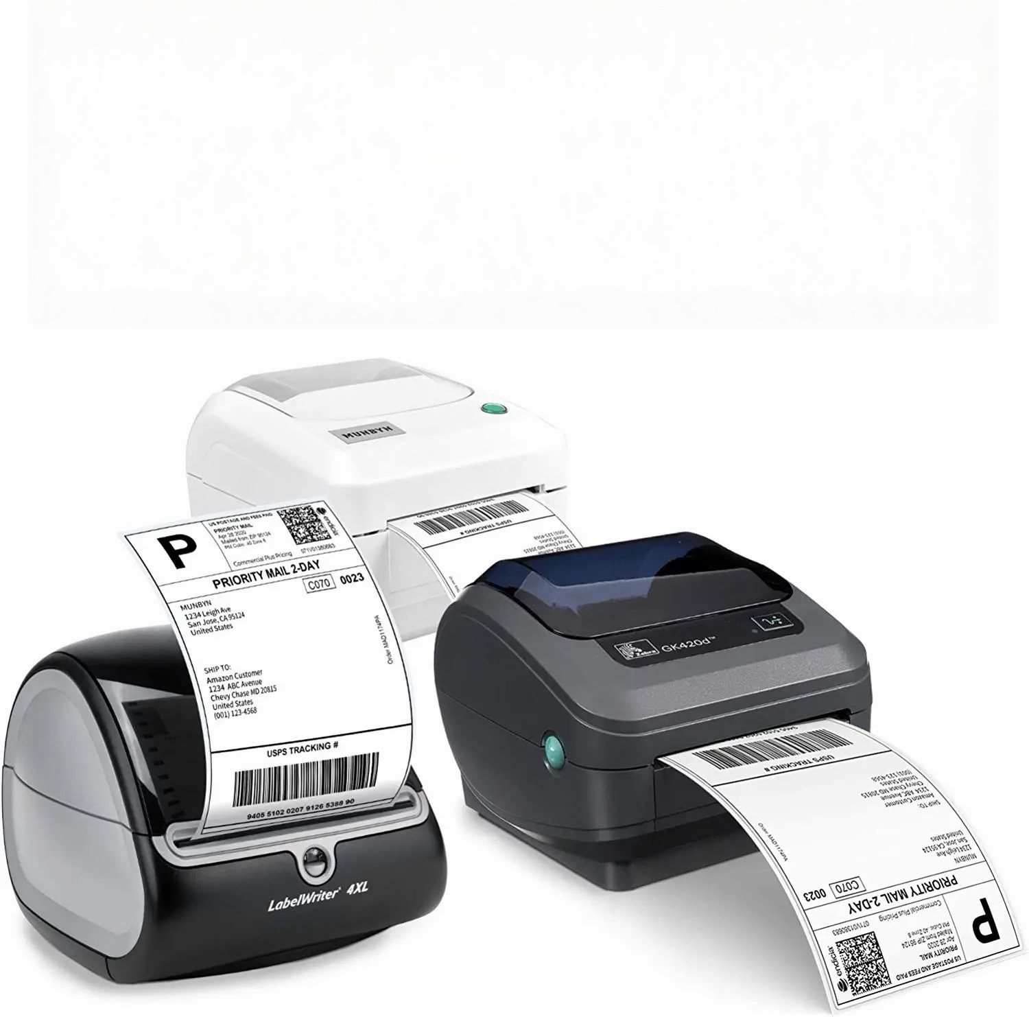 Thermal labels for logistics and barcode printing